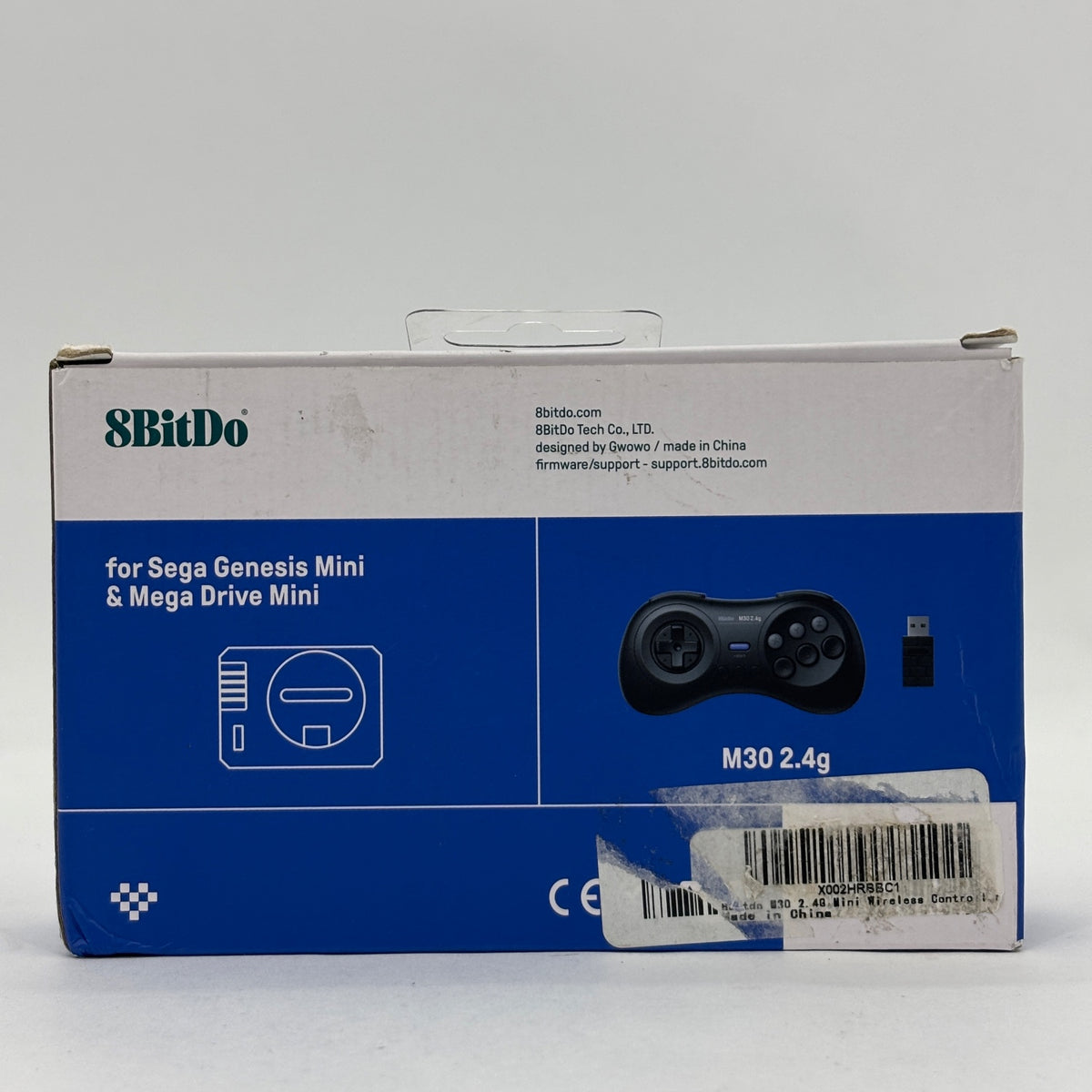 New 8bitdo M30 2.4g Wireless Gamepad for Sega Genesis Mini & Mega Driv ...