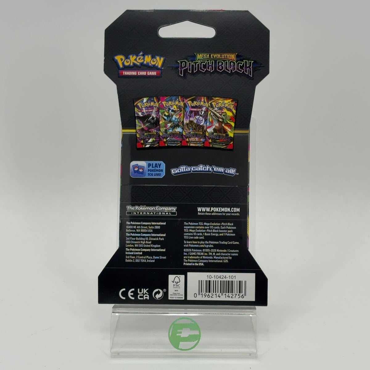 New Pokemon TCG Mega Evolution Booster Pack
