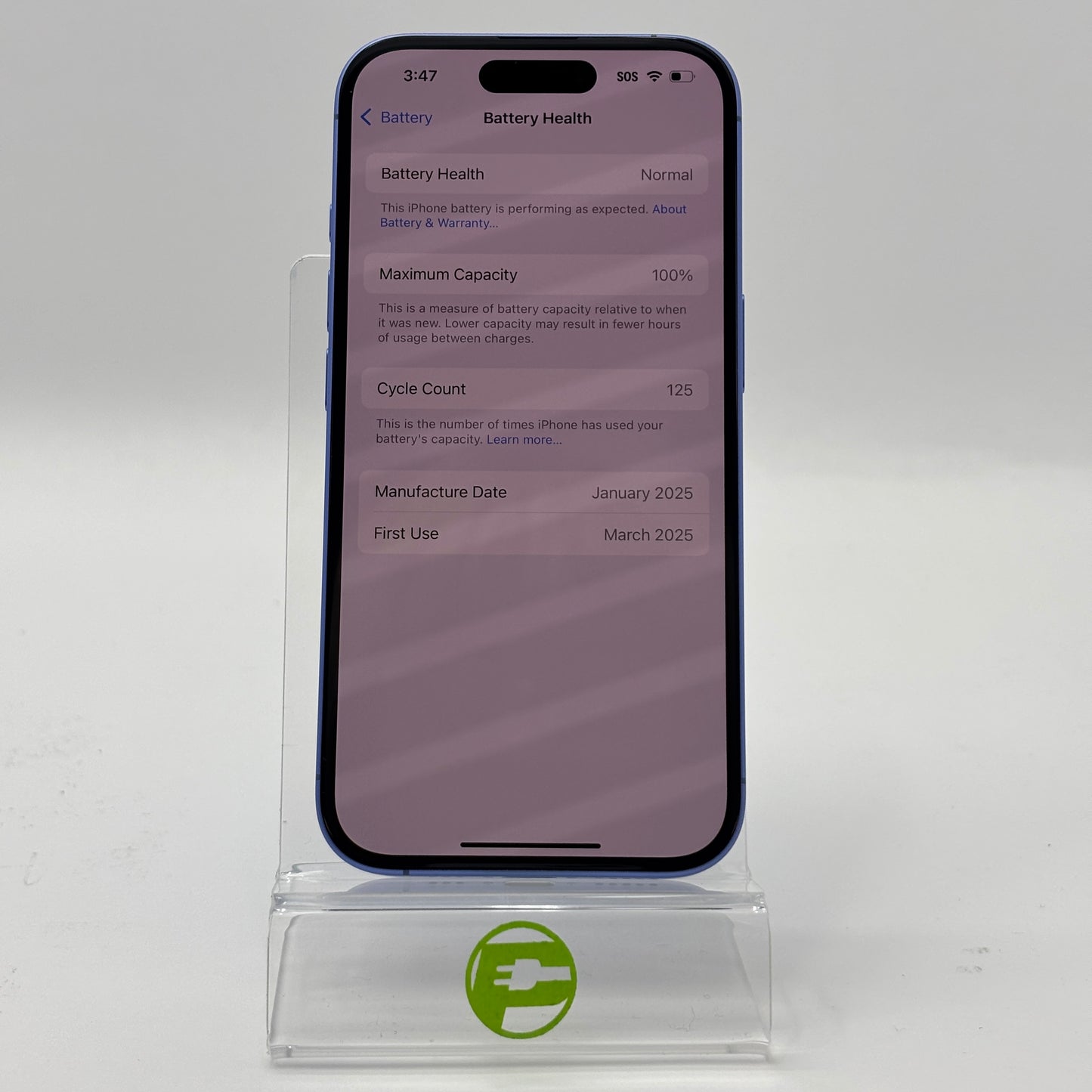 Unlocked Apple iPhone 16 128GB Ultramarine MYAT3LL/A